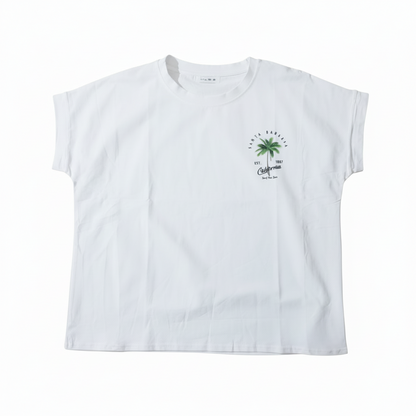 Santa Barbara California Printed T-shirt Top