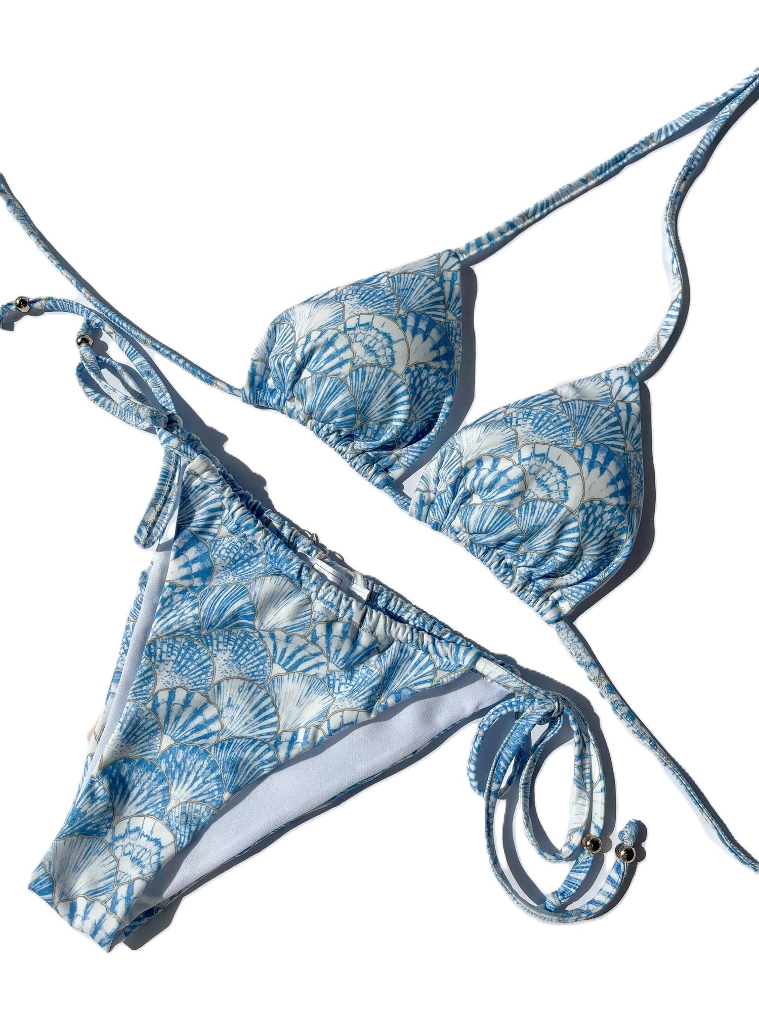 Bikini Ocean - Blauw/Wit | M/L zwemkleding