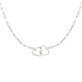 Schakelketting met Hartjes – Zilver Ketting