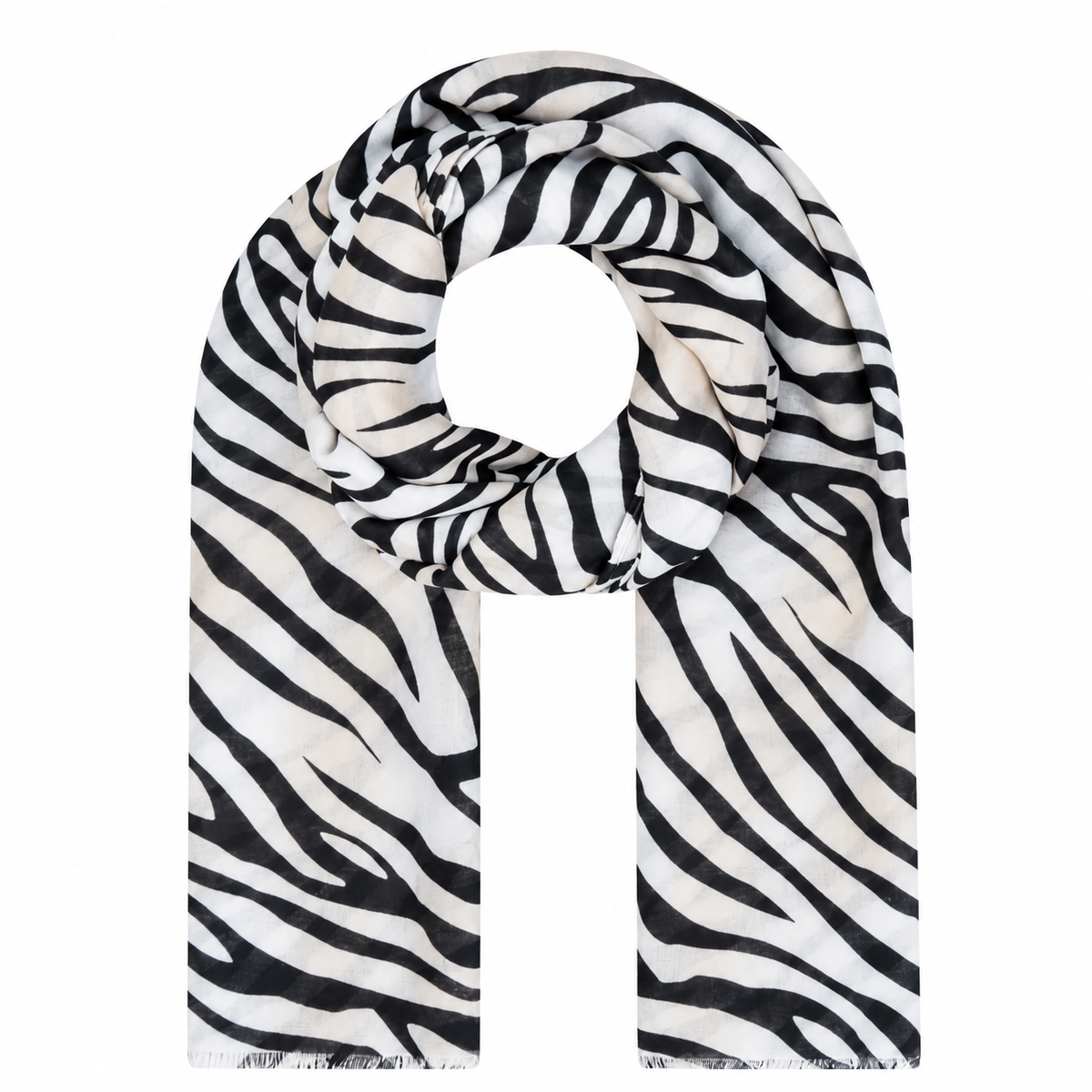 Dunne Sjaal met Dierenprint – Leopard & Zebra Zebra Accessoires