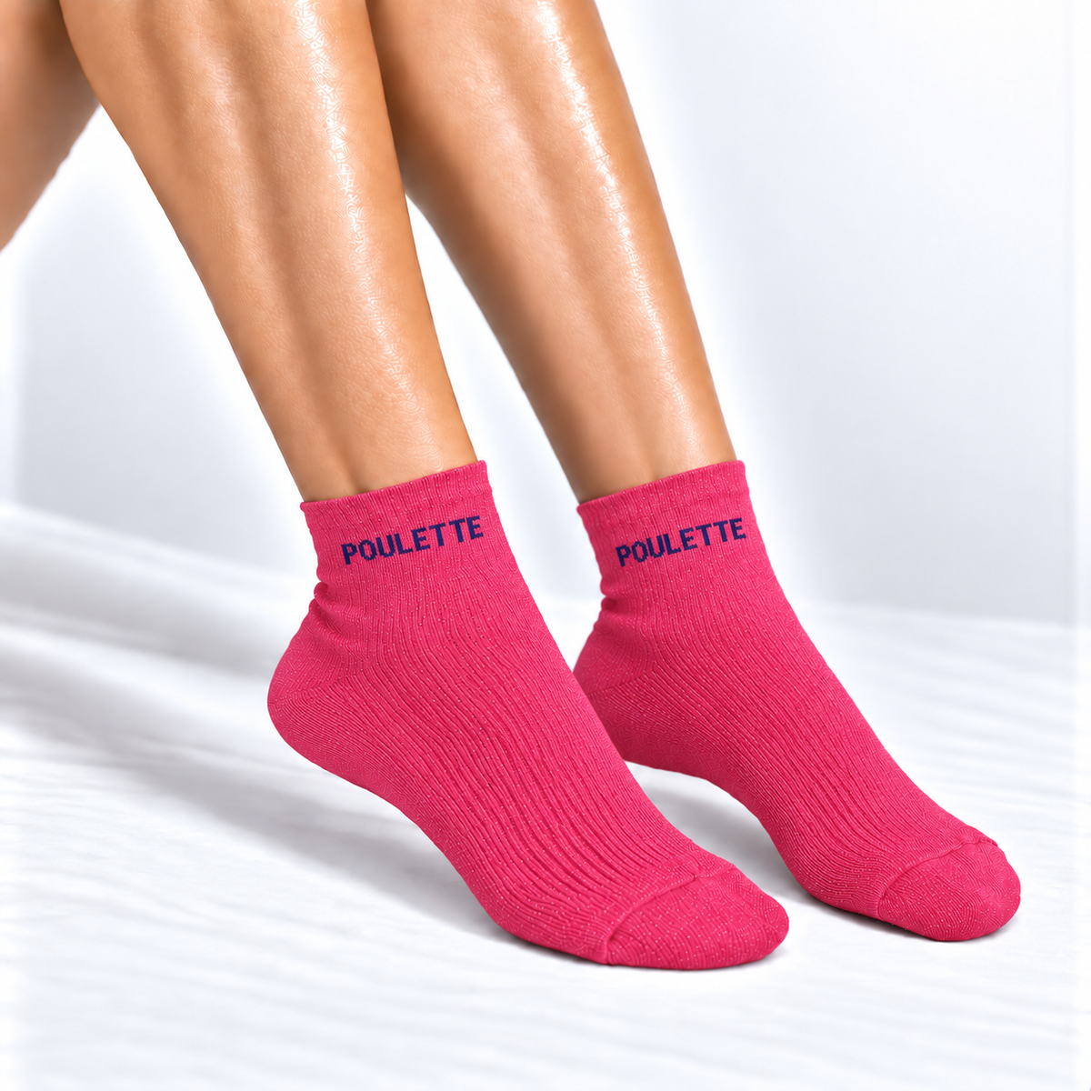 Sokken Poulette – French Edition Fuchsia sokken
