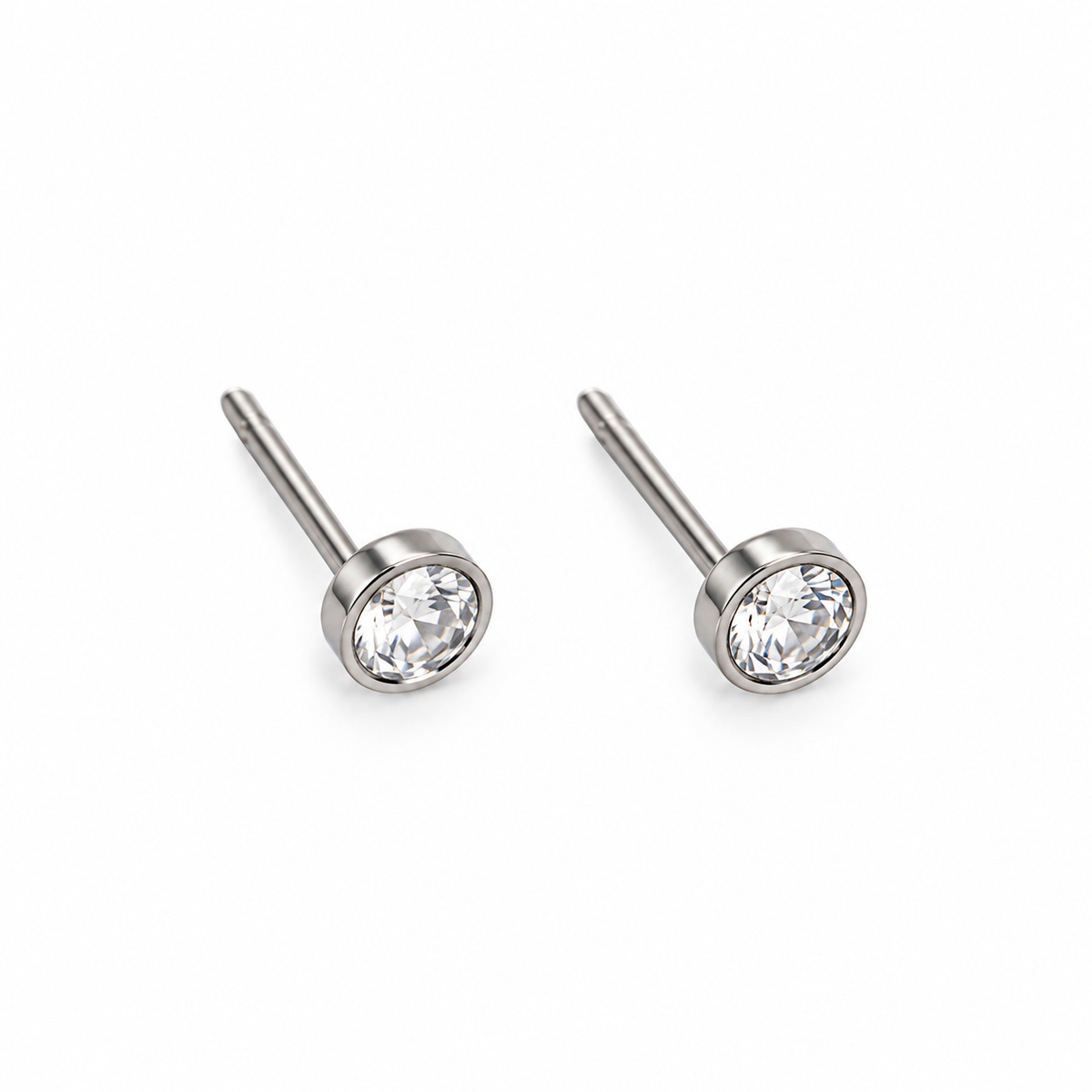 Sparkle Dot Studs – Zilver oorbellen