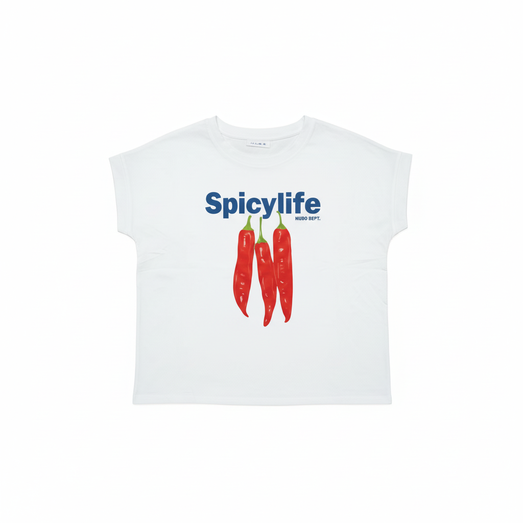 Spicylife Printed T-shirt Top