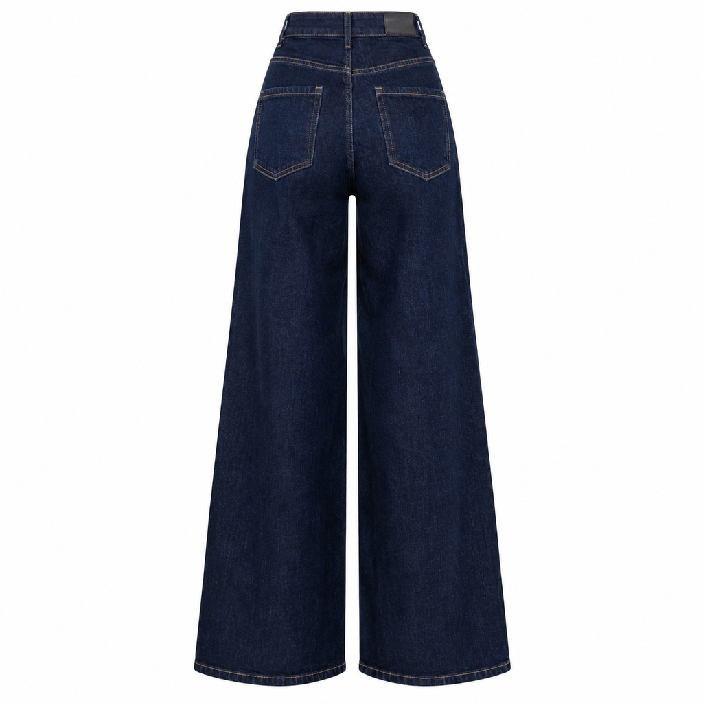 Super Wide Leg Jeans - High Waist Jeans