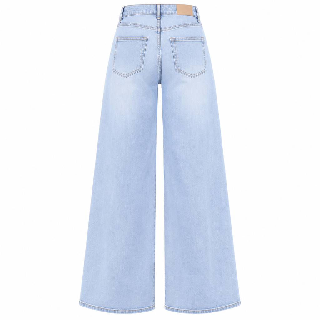 Super Wide Leg Jeans - High Waist Jeans
