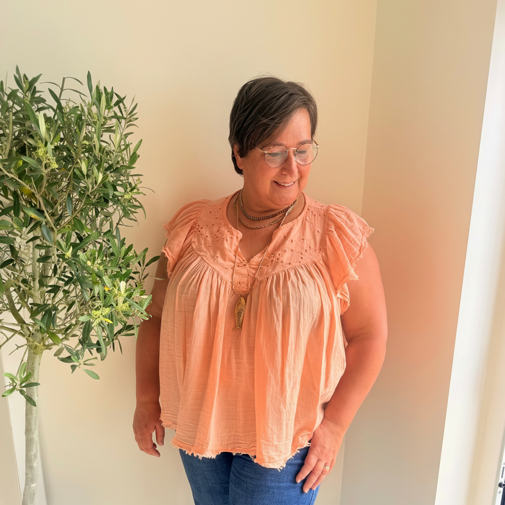 Broderie Top | One Size 36-46/48 Tops