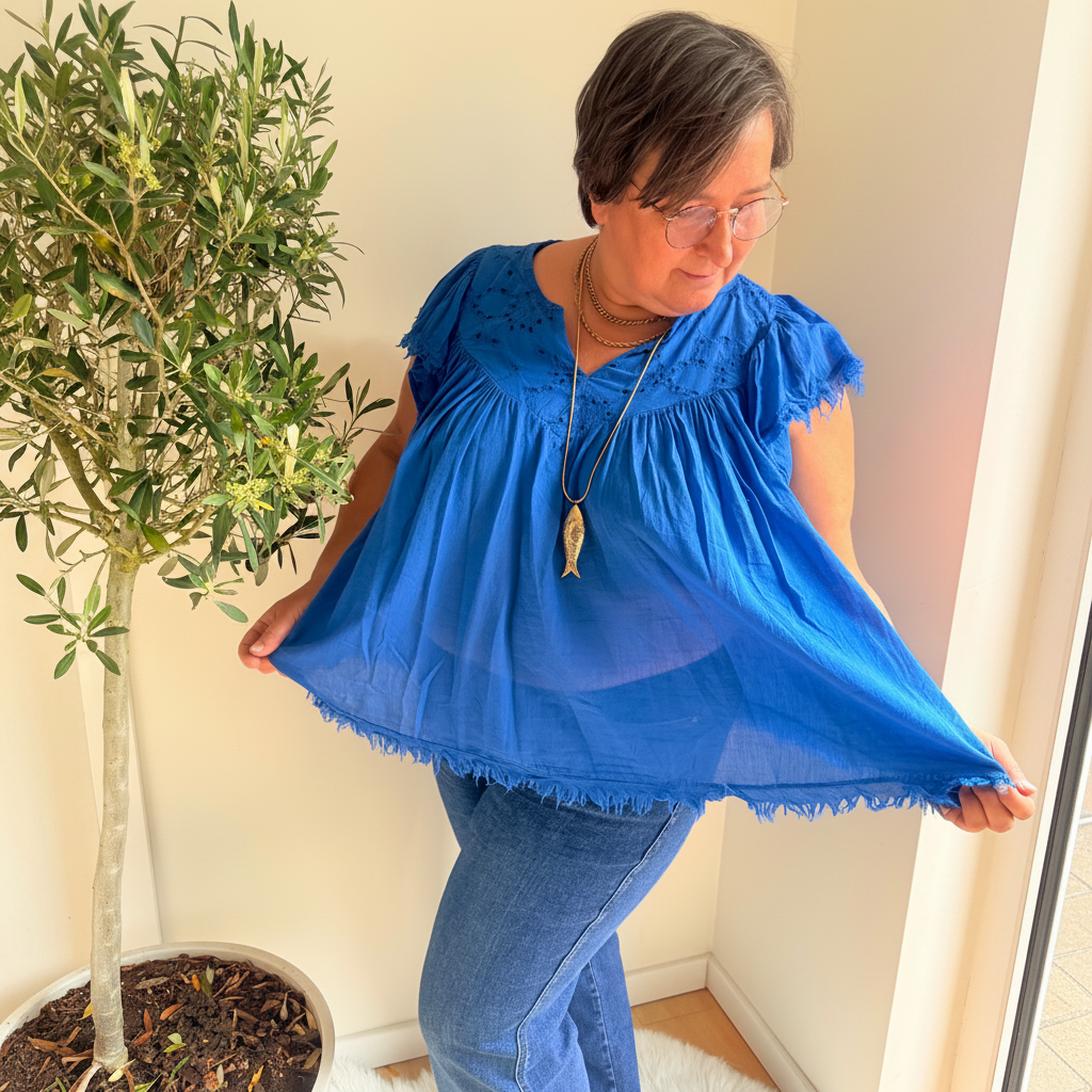 Broderie Top | One Size 36-46/48 Tops