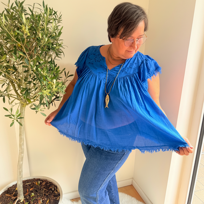 Broderie Top | One Size 36-46/48 Tops