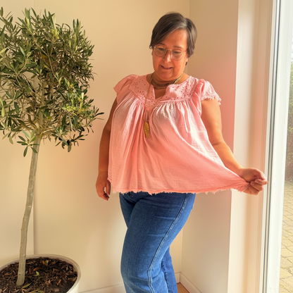 Broderie Top | One Size 36-46/48 Tops