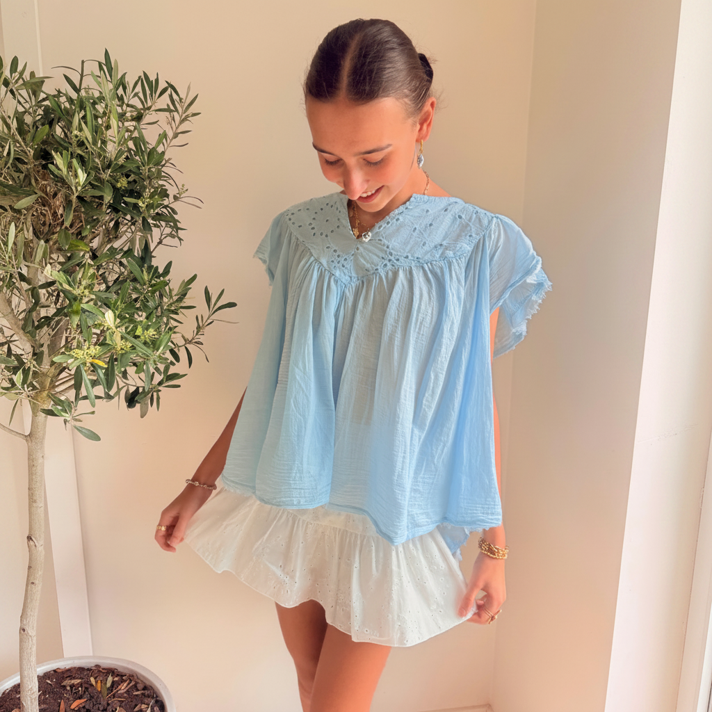 Broderie Top | One Size 36-46/48 Tops