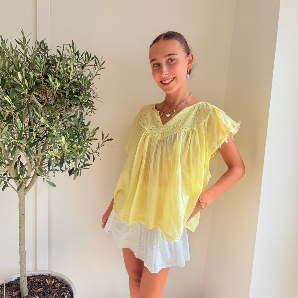 Broderie Top | One Size 36-46/48 Tops