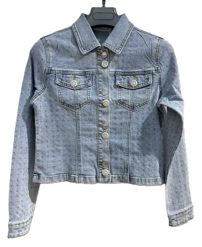 Jeans Jas Strass – Blauw Jassen