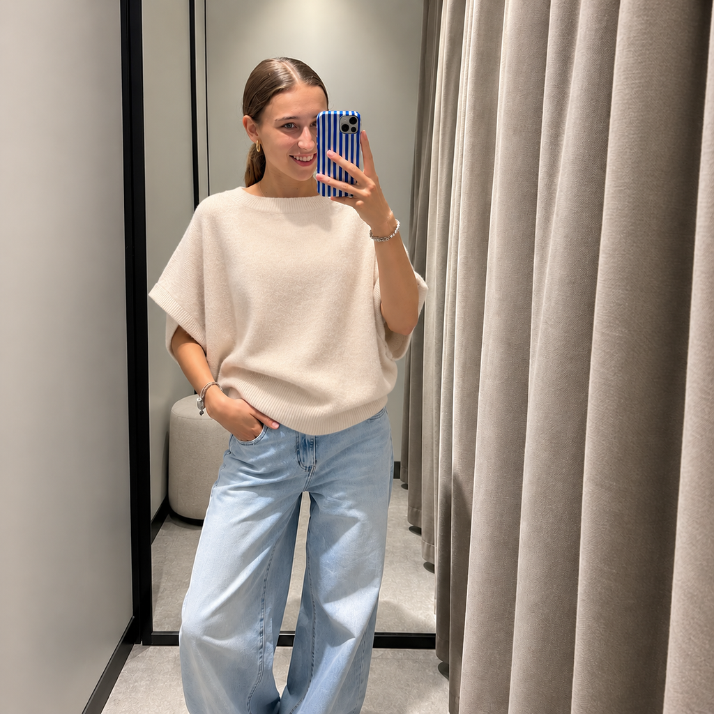 Oversized Sweater met Vleermuismouwen trui