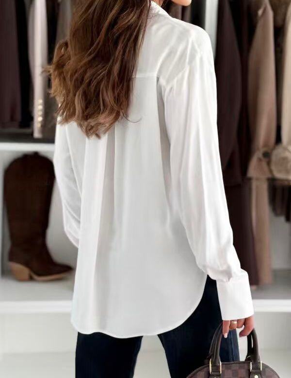 Witte Basic Blouse Kleding