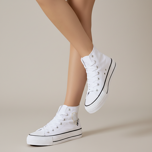 Hoge Sneakers - Wit schoenen