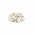 Scrunchie Polkadot Creme Scrunchie