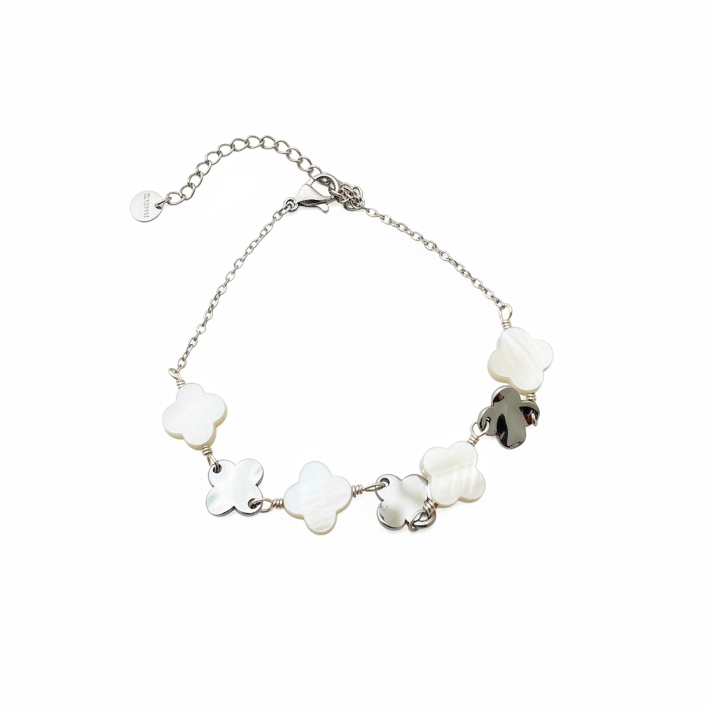 Armband Clover Variety - Zilver Armband