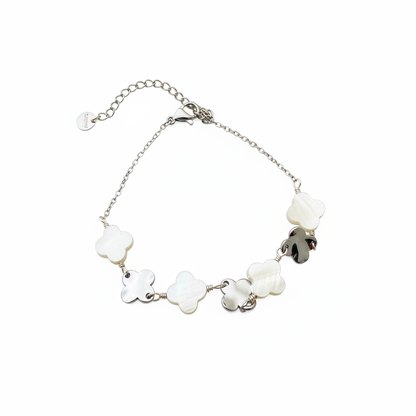 Armband Clover Variety - Zilver Armband